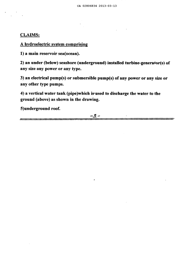 Document de brevet canadien 2806834. Revendications 20121213. Image 1 de 1