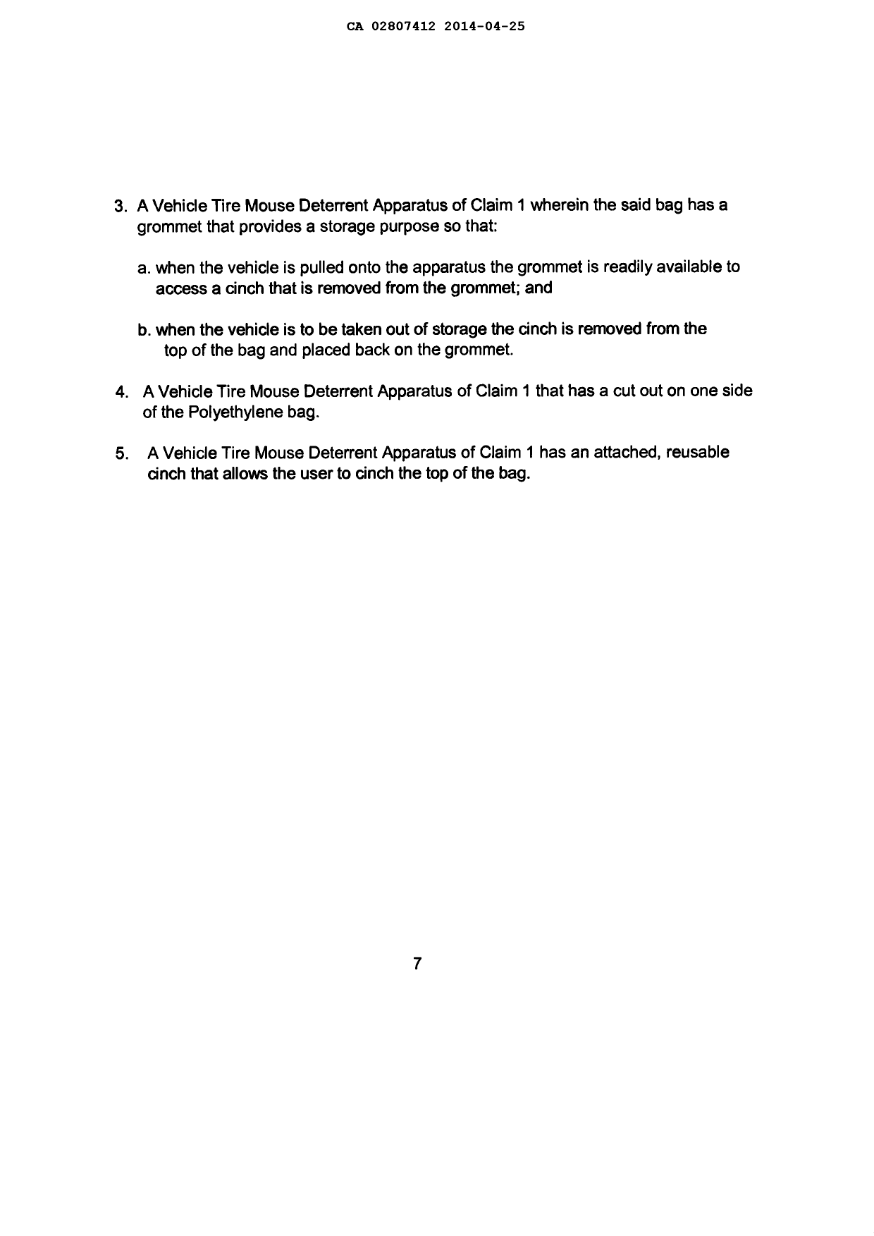 Document de brevet canadien 2807412. Poursuite-Amendment 20131225. Image 4 de 4