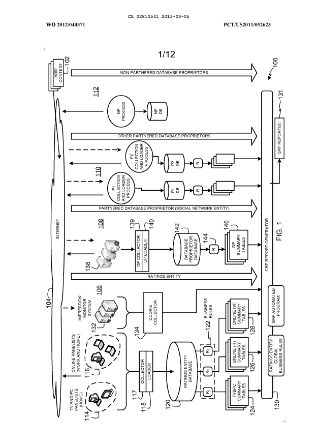 Canadian Patent Document 2810541. Drawings 20121205. Image 1 of 12