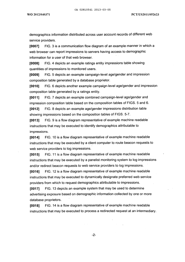 Canadian Patent Document 2810541. Description 20121205. Image 2 of 55