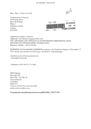 Canadian Patent Document 2810541. Prosecution-Amendment 20151209. Image 1 of 25