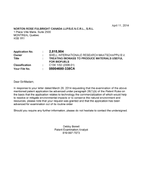 Document de brevet canadien 2815904. Poursuite-Amendment 20131211. Image 1 de 1