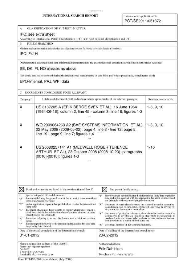 Document de brevet canadien 2817666. PCT 20130510. Image 1 de 12