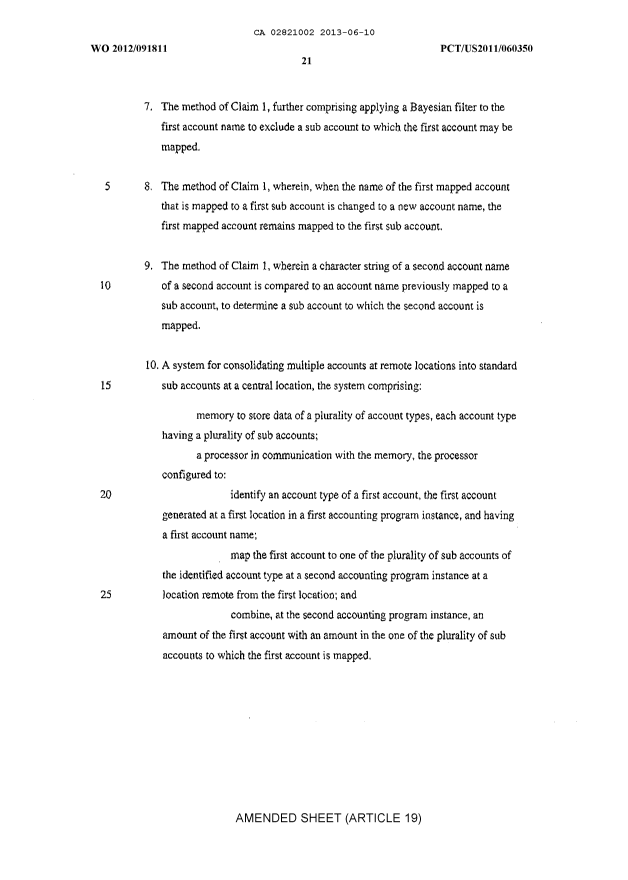 Document de brevet canadien 2821002. Revendications 20121210. Image 3 de 5