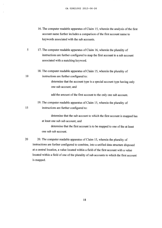 Document de brevet canadien 2821002. Poursuite-Amendment 20121226. Image 19 de 19