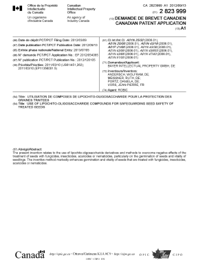 Canadian Patent Document 2823999. Cover Page 20131002. Image 1 of 1