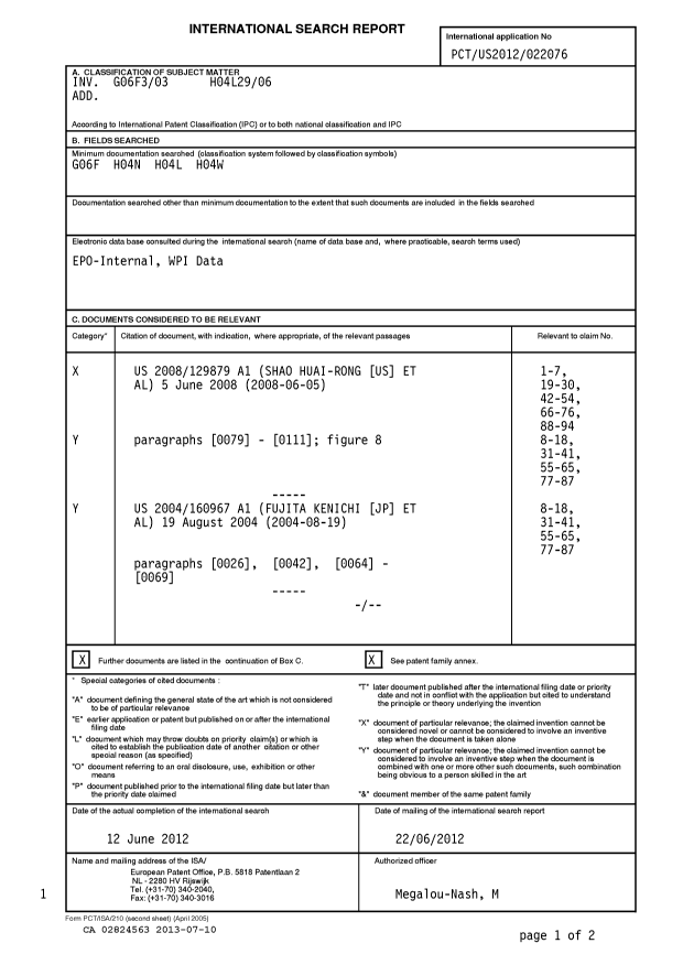 Canadian Patent Document 2824563. PCT 20121210. Image 1 of 13