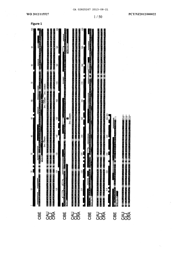 Document de brevet canadien 2825267. Dessins 20121221. Image 1 de 50
