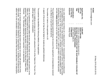 Document de brevet canadien 2830097. Poursuite-Amendment 20141226. Image 1 de 3