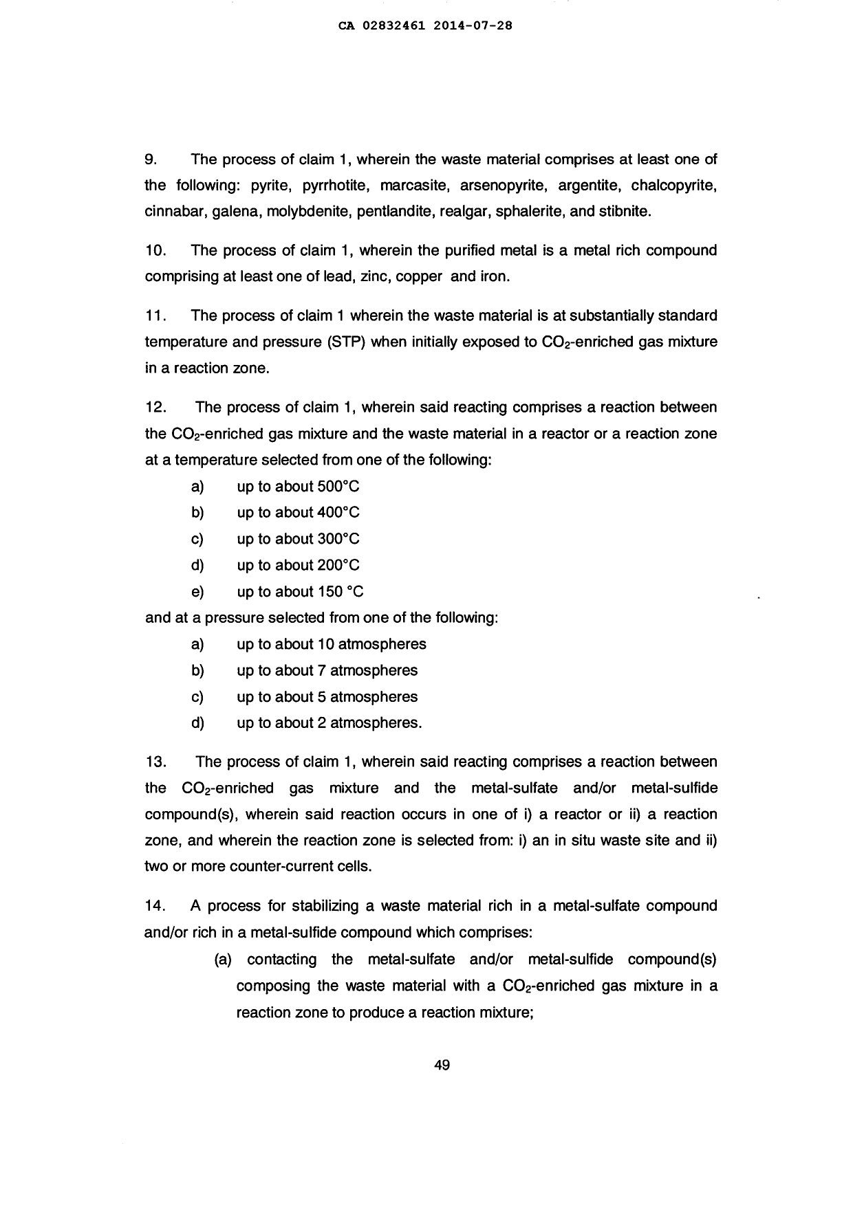Document de brevet canadien 2832461. Revendications 20131228. Image 2 de 5