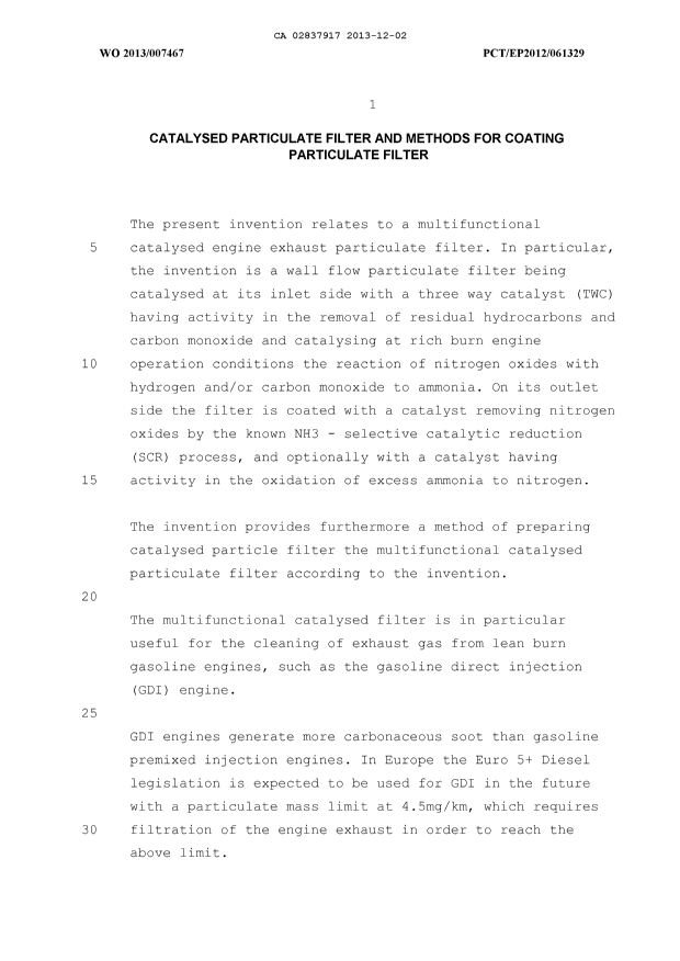 Canadian Patent Document 2837917. Description 20131202. Image 1 of 10
