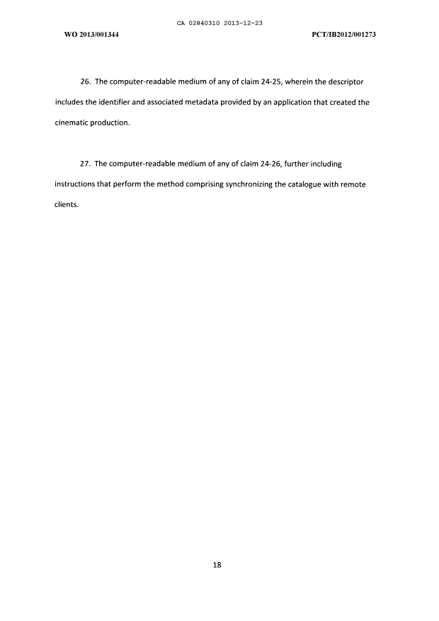 Document de brevet canadien 2840310. Revendications 20131223. Image 5 de 5