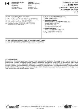 Document de brevet canadien 2840497. Page couverture 20170804. Image 1 de 1