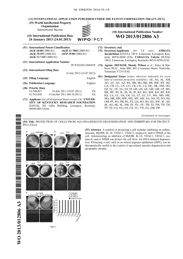 Document de brevet canadien 2842034. Abrégé 20140115. Image 1 de 2