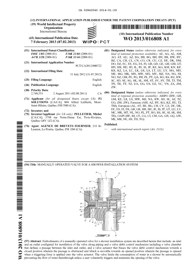 Document de brevet canadien 2843540. Abrégé 20131229. Image 1 de 1