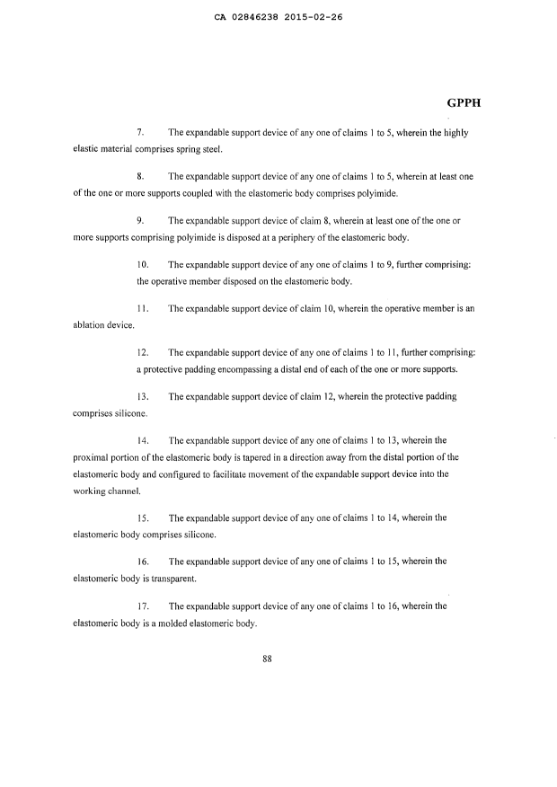 Document de brevet canadien 2846238. Revendications 20141226. Image 2 de 4