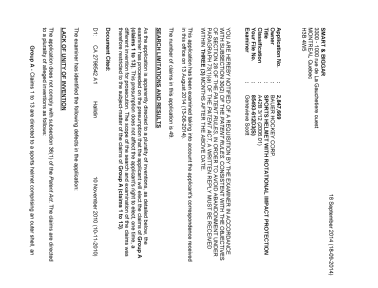 Canadian Patent Document 2847669. Prosecution-Amendment 20131218. Image 1 of 3
