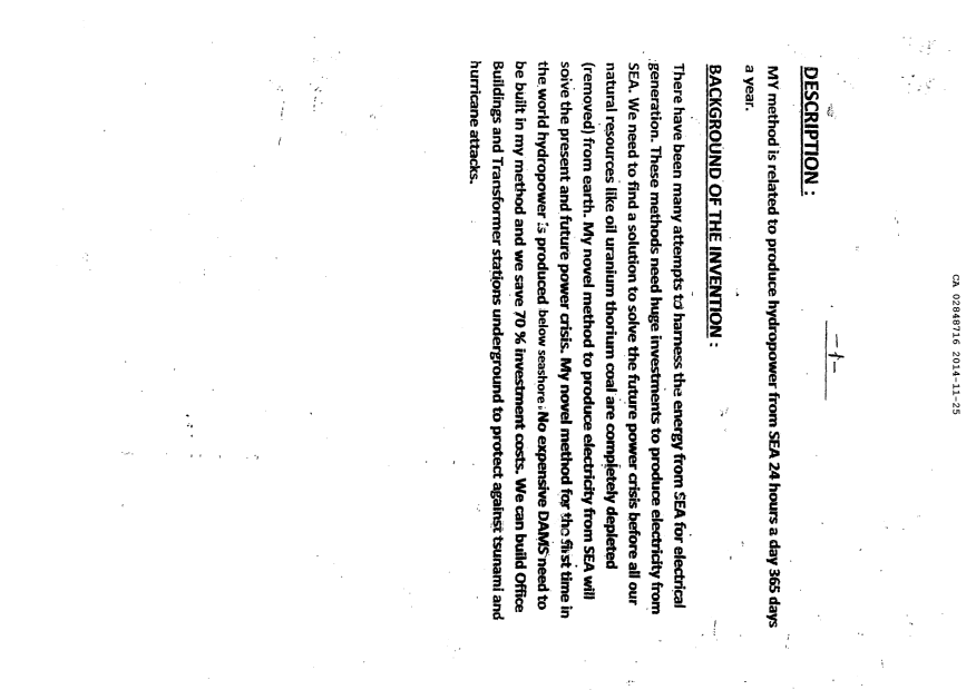 Document de brevet canadien 2848716. Description 20131225. Image 1 de 6