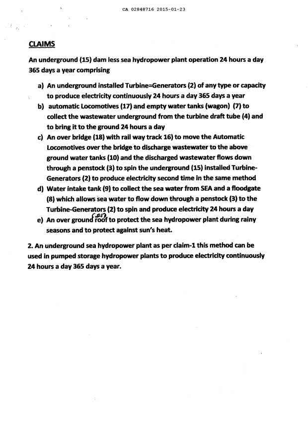 Document de brevet canadien 2848716. Revendications 20141223. Image 1 de 1