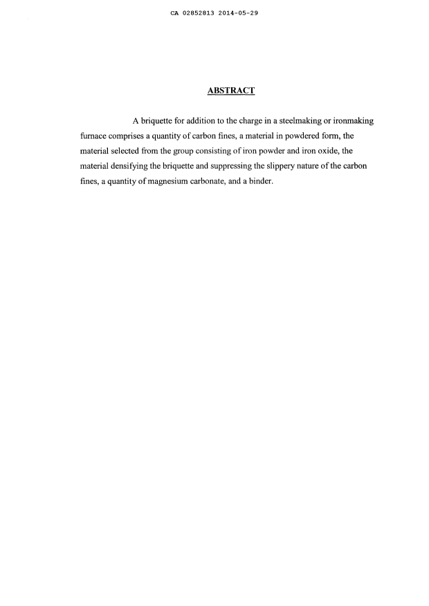 Document de brevet canadien 2852813. Abrégé 20131229. Image 1 de 1