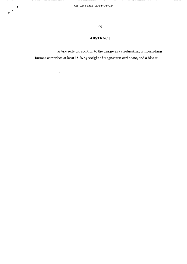 Document de brevet canadien 2861315. Abrégé 20131229. Image 1 de 1