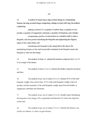 Document de brevet canadien 2861315. Revendications 20141215. Image 3 de 3