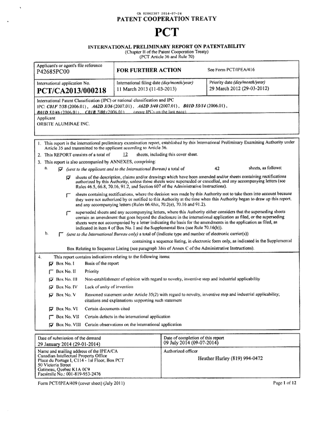 Canadian Patent Document 2862307. PCT 20131224. Image 1 of 52