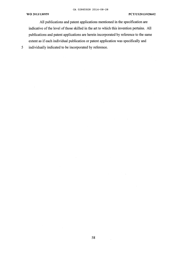 Canadian Patent Document 2865928. Description 20140828. Image 58 of 58