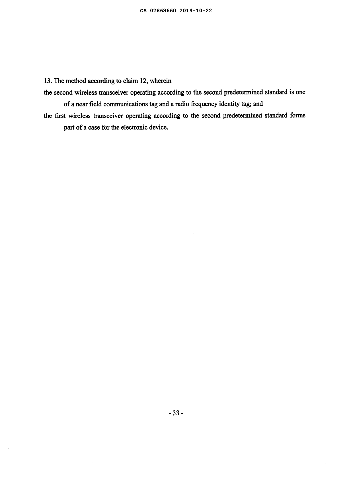 Document de brevet canadien 2868660. Revendications 20141022. Image 5 de 5