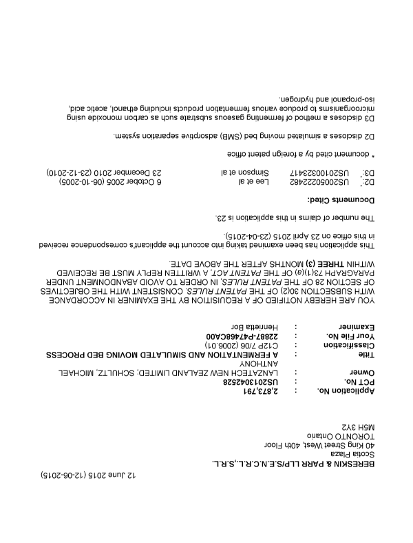 Document de brevet canadien 2873791. Poursuite-Amendment 20141212. Image 1 de 4