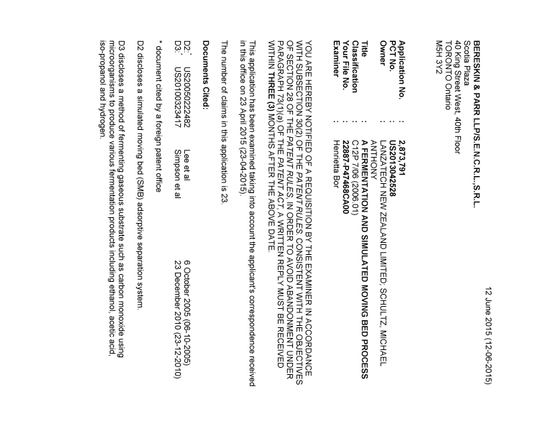 Document de brevet canadien 2873791. Poursuite-Amendment 20141212. Image 1 de 4