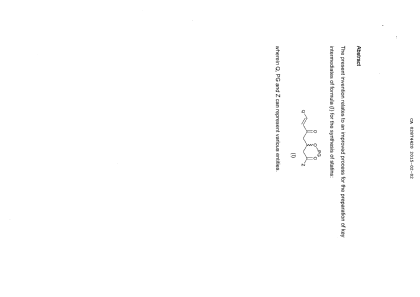 Document de brevet canadien 2874420. Abrégé 20141202. Image 1 de 1