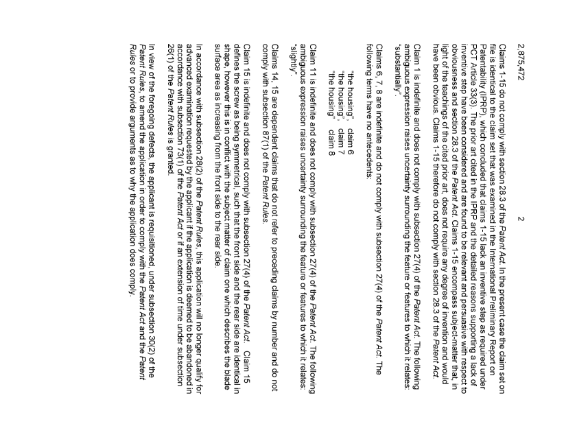 Document de brevet canadien 2875472. Poursuite-Amendment 20161206. Image 2 de 4