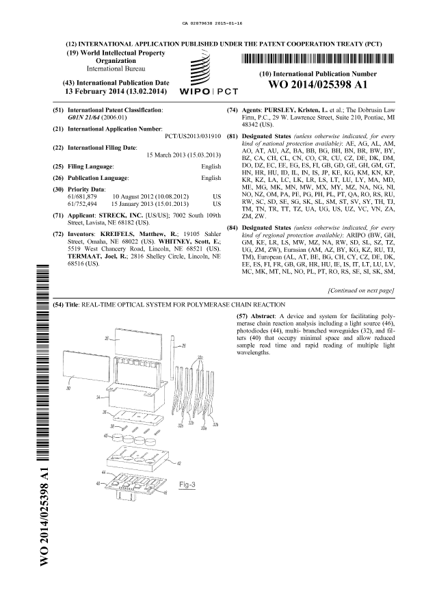 Document de brevet canadien 2879638. Abrégé 20150116. Image 1 de 2