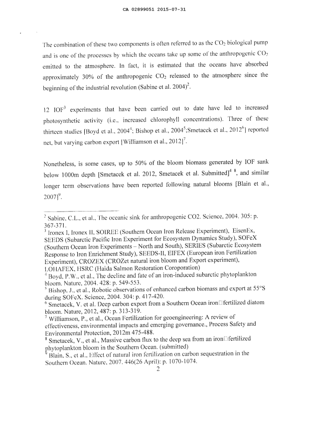 Document de brevet canadien 2899051. Description 20141231. Image 2 de 25
