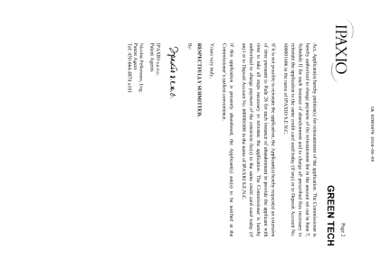 Document de brevet canadien 2903679. Correspondance 20151209. Image 3 de 3