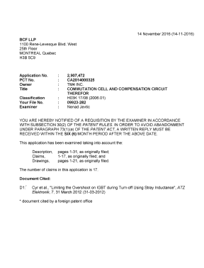 Document de brevet canadien 2907472. Poursuite-Amendment 20151214. Image 1 de 4