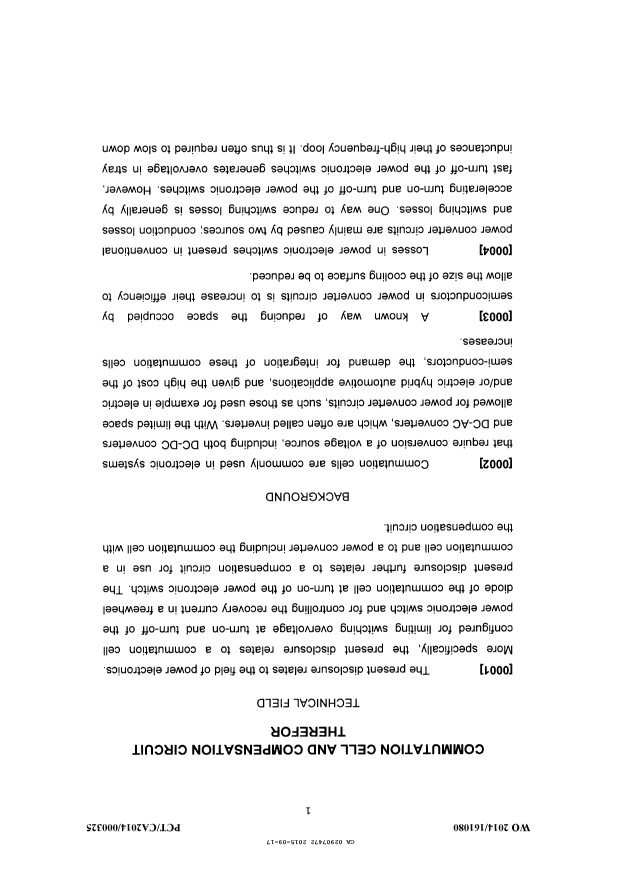 Document de brevet canadien 2907472. Description 20151222. Image 1 de 31
