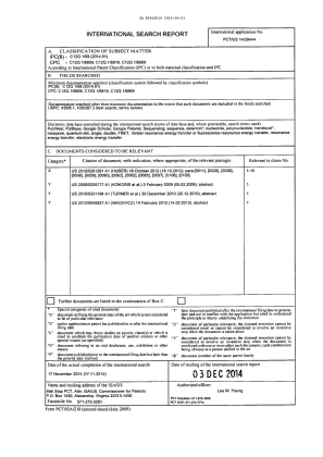 Canadian Patent Document 2910019. International Search Report 20151021. Image 1 of 3