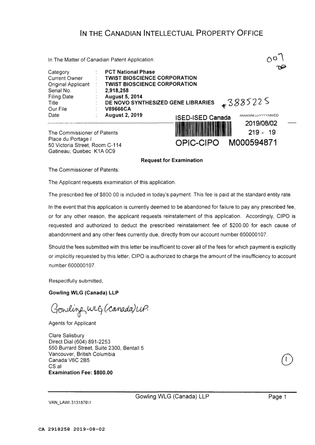 Canadian Patent Document 2918258. Prosecution-Amendment 20181202. Image 1 of 1