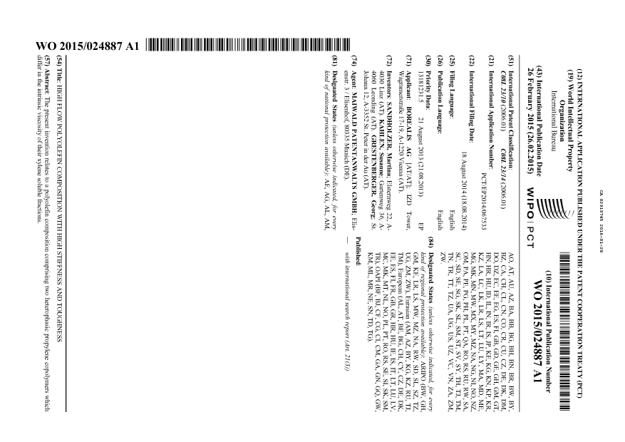 Document de brevet canadien 2919745. Abrégé 20151228. Image 1 de 1