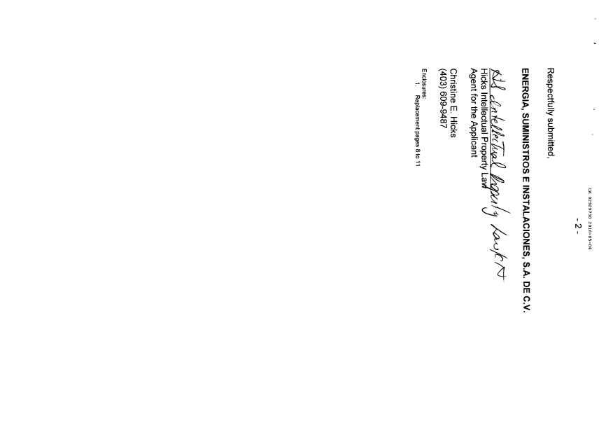 Canadian Patent Document 2929730. Prosecution-Amendment 20151204. Image 2 of 6