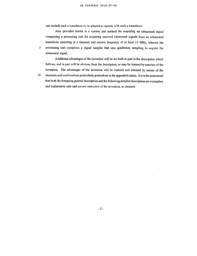 Canadian Patent Document 2935422. Description 20171123. Image 2 of 88