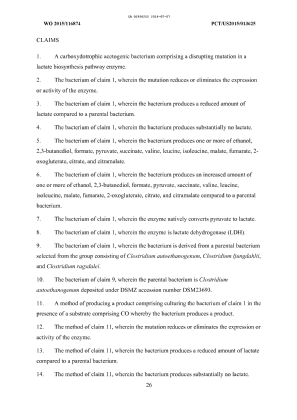 Document de brevet canadien 2936252. Revendications 20151207. Image 1 de 2