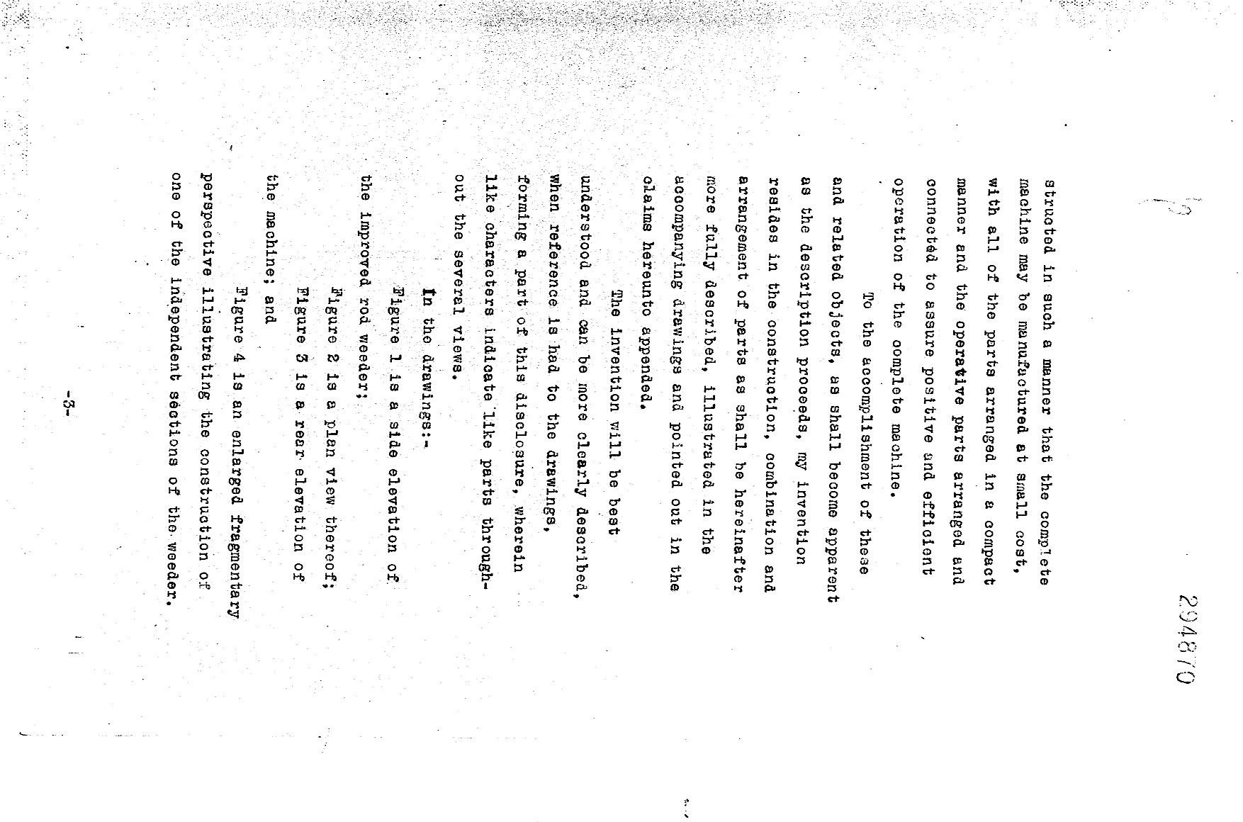 Document de brevet canadien 294870. Description 19941219. Image 3 de 12