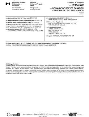 Document de brevet canadien 2954522. Page couverture 20161220. Image 1 de 1