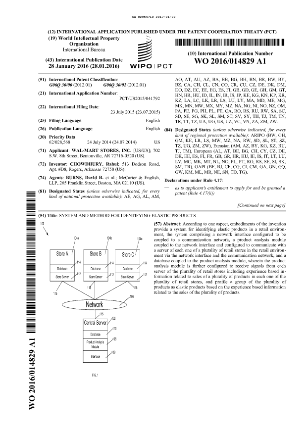 Document de brevet canadien 2954710. Abrégé 20170109. Image 1 de 2