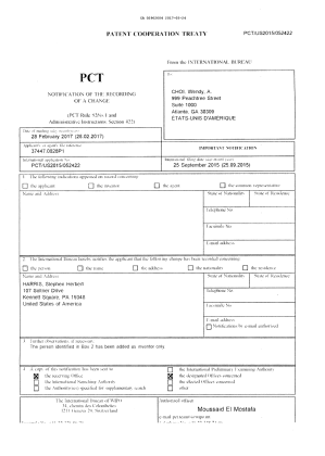 Document de brevet canadien 2962604. Traité de coopération en matière de brevets (PCT) 20161224. Image 2 de 3