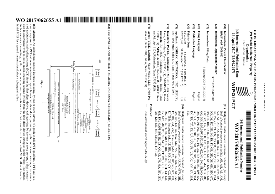 Document de brevet canadien 3000202. Abrégé 20171227. Image 1 de 1