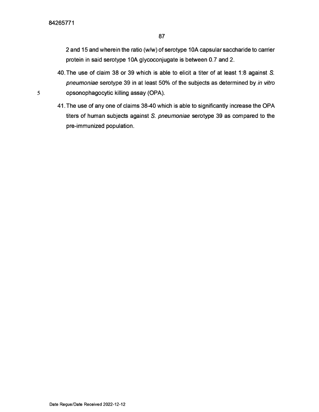 Document de brevet canadien 3005524. Revendications 20221212. Image 6 de 6